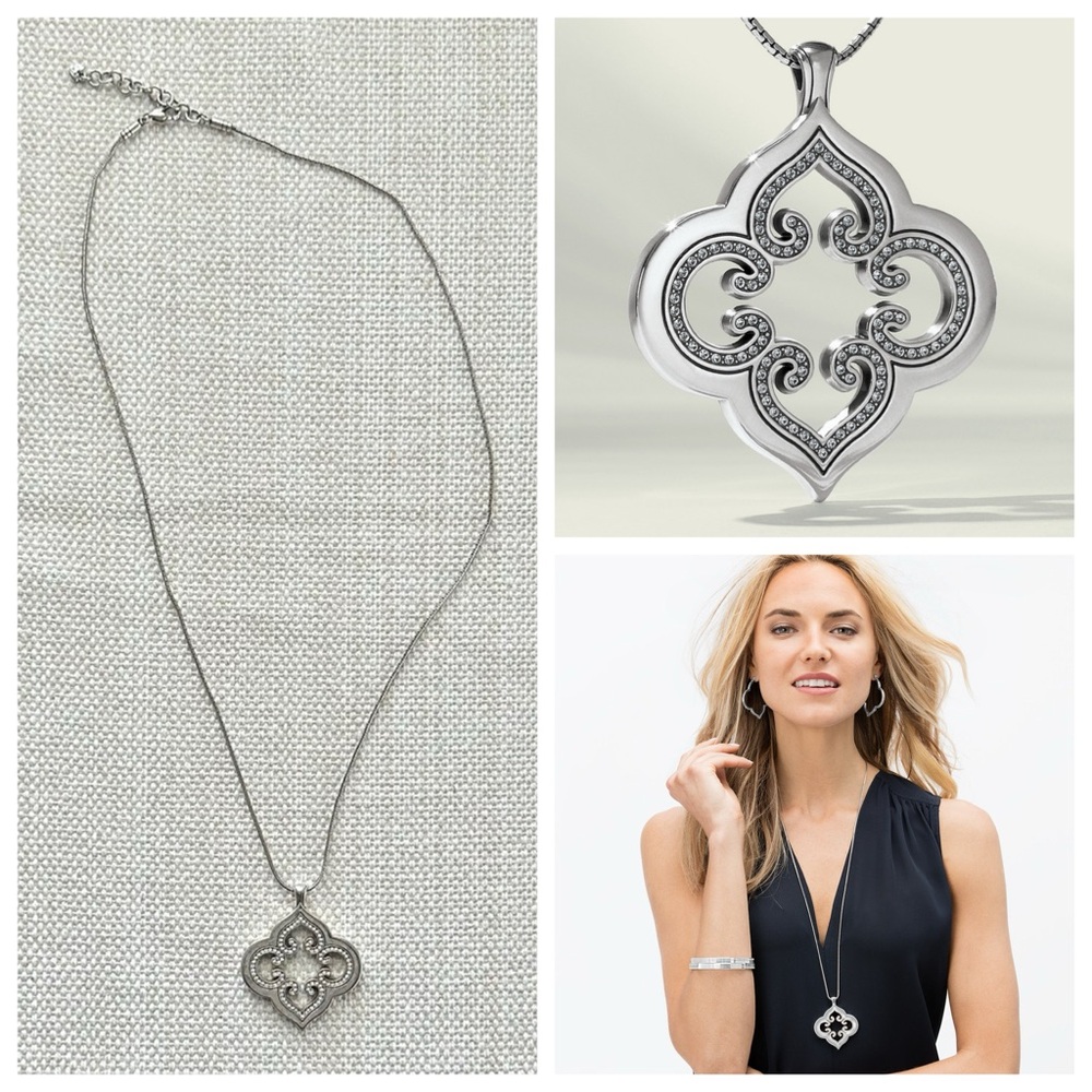 Brighton Silver Quatrefoil Pendant Necklace